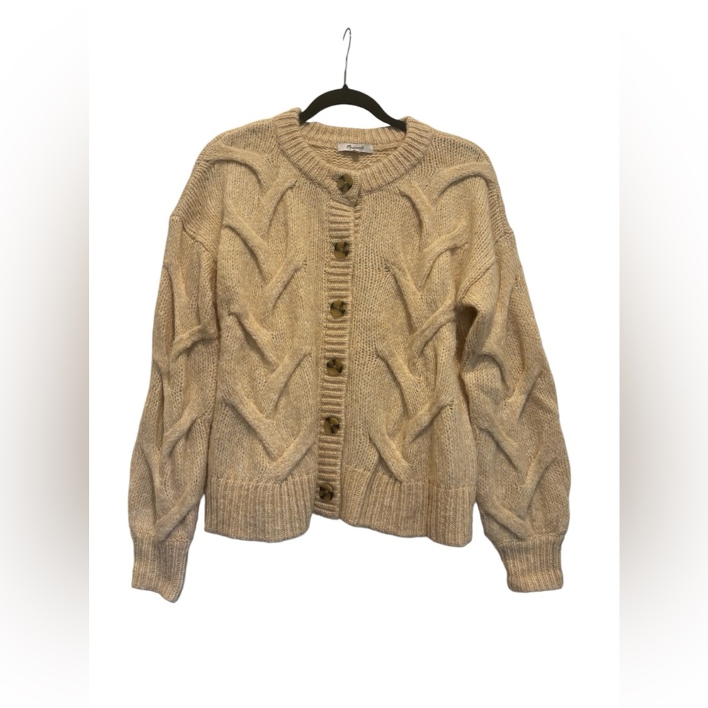 Madewell XS Cozy Oatmeal Cardigan EUC